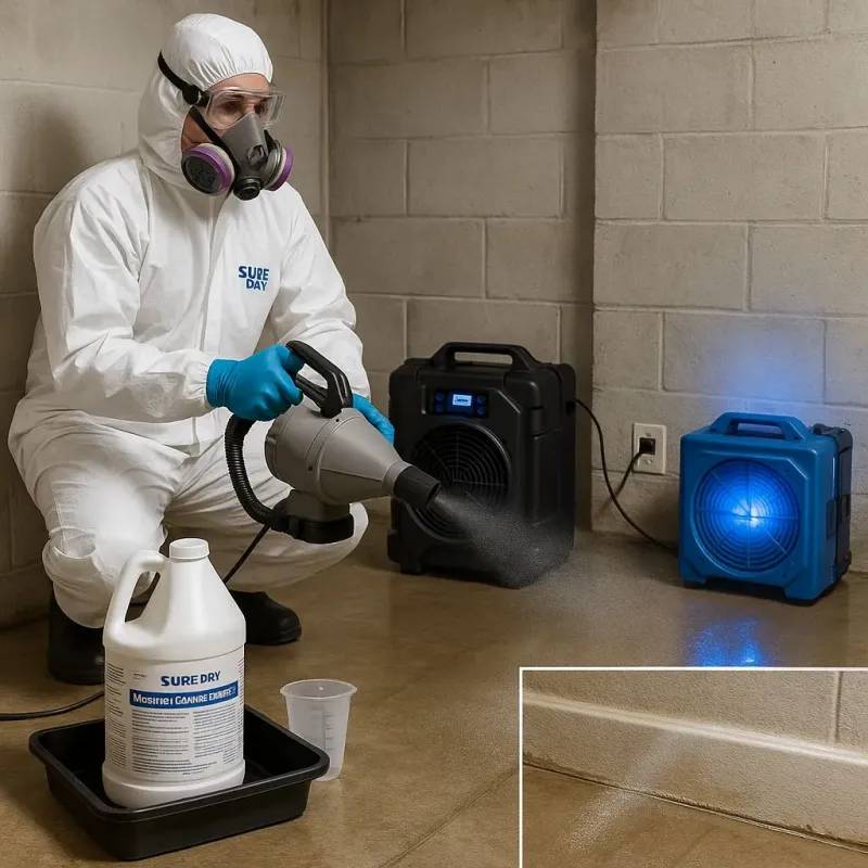 Sanitization and Odor Removal process in Stanhope, NJ